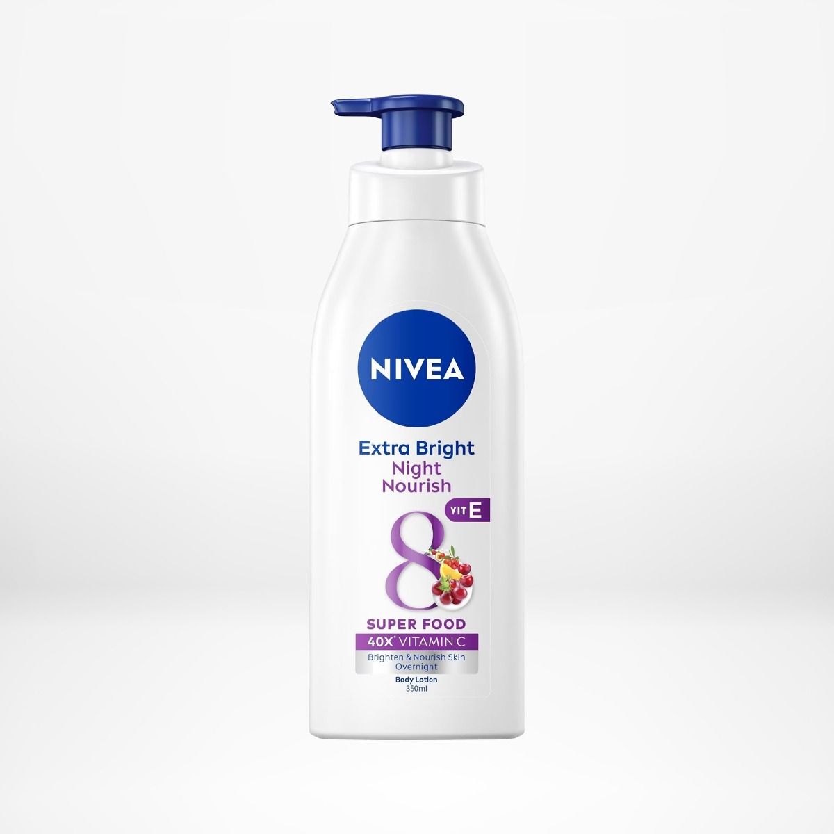 Sữa Dưỡng Thể NIVEA 8 Super Fooods Dưỡng Sáng Da | Mịn Da (350 ml)