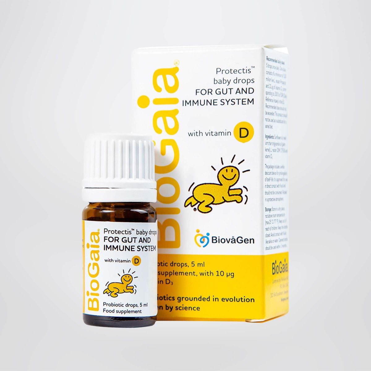 Men vi sinh BioGaia ProTectis Drops cải thiện hệ tiêu hóa xuất xứ Thụy Điển dung tích 5ml