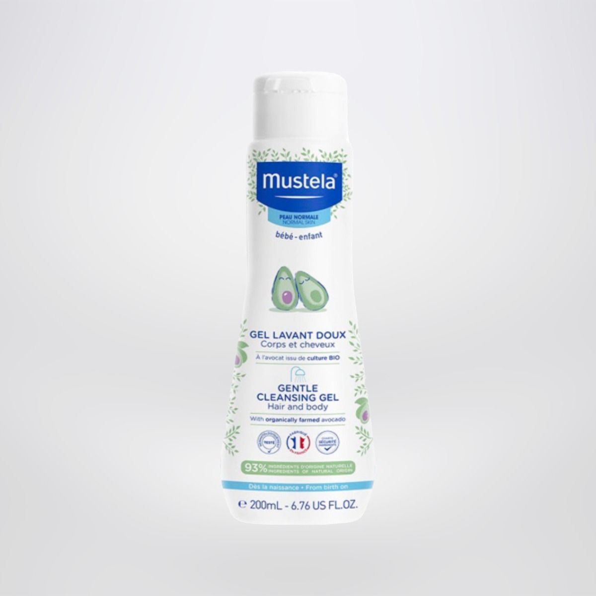 Dầu Gội Cho Trẻ Sơ Sinh & Em Bé Da Thường Mustela 200ml