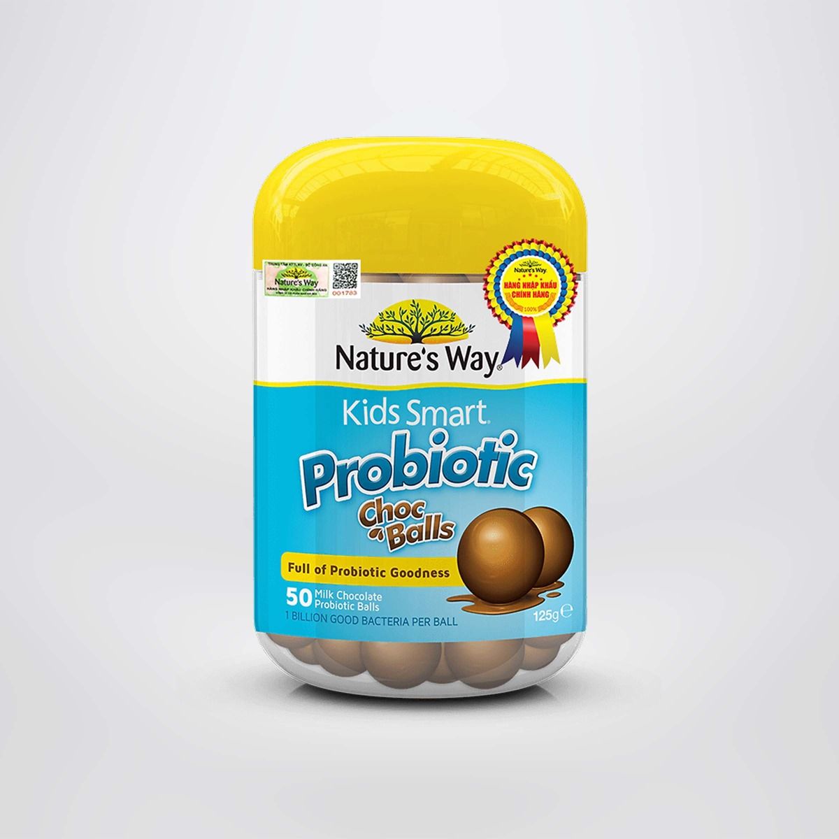 Kẹo Dẻo Cho Bé Nature's Way Kids Smart Probiotic Choc Balls Lợi Khuẩn Tốt Cho Hệ Tiêu Hoá