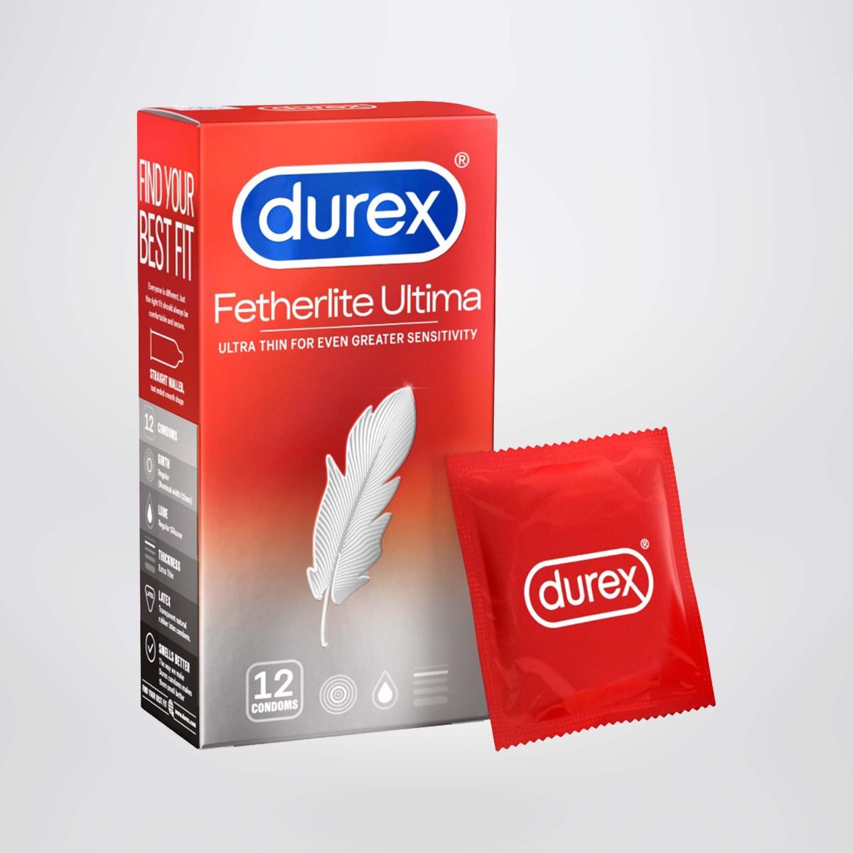 Bao Cao Su Siêu Mỏng Durex Fetherlite