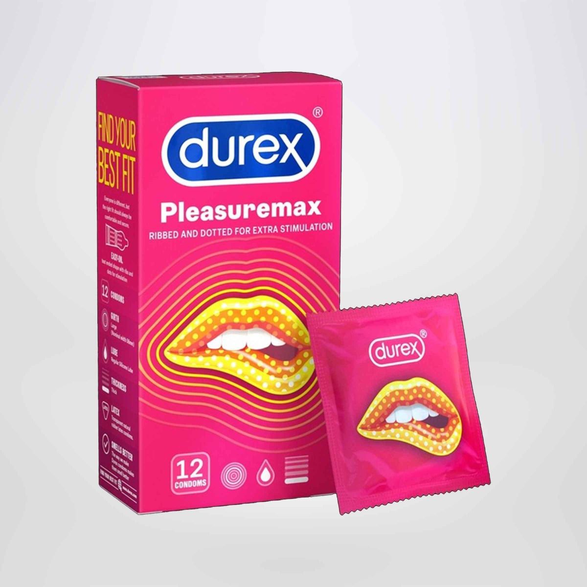 Bao Cao Su Gân Gai Durex Pleasuremax
