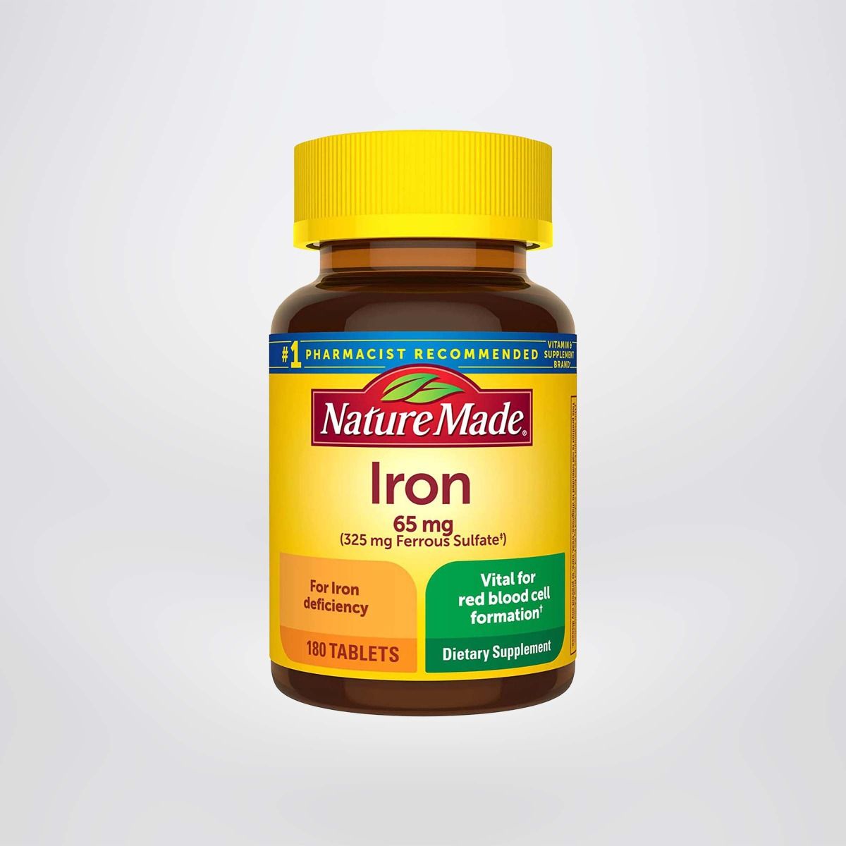 Viên Uống Hỗ Trợ Bổ Sung Sắt Nature Made Iron 65mg, 365 viên