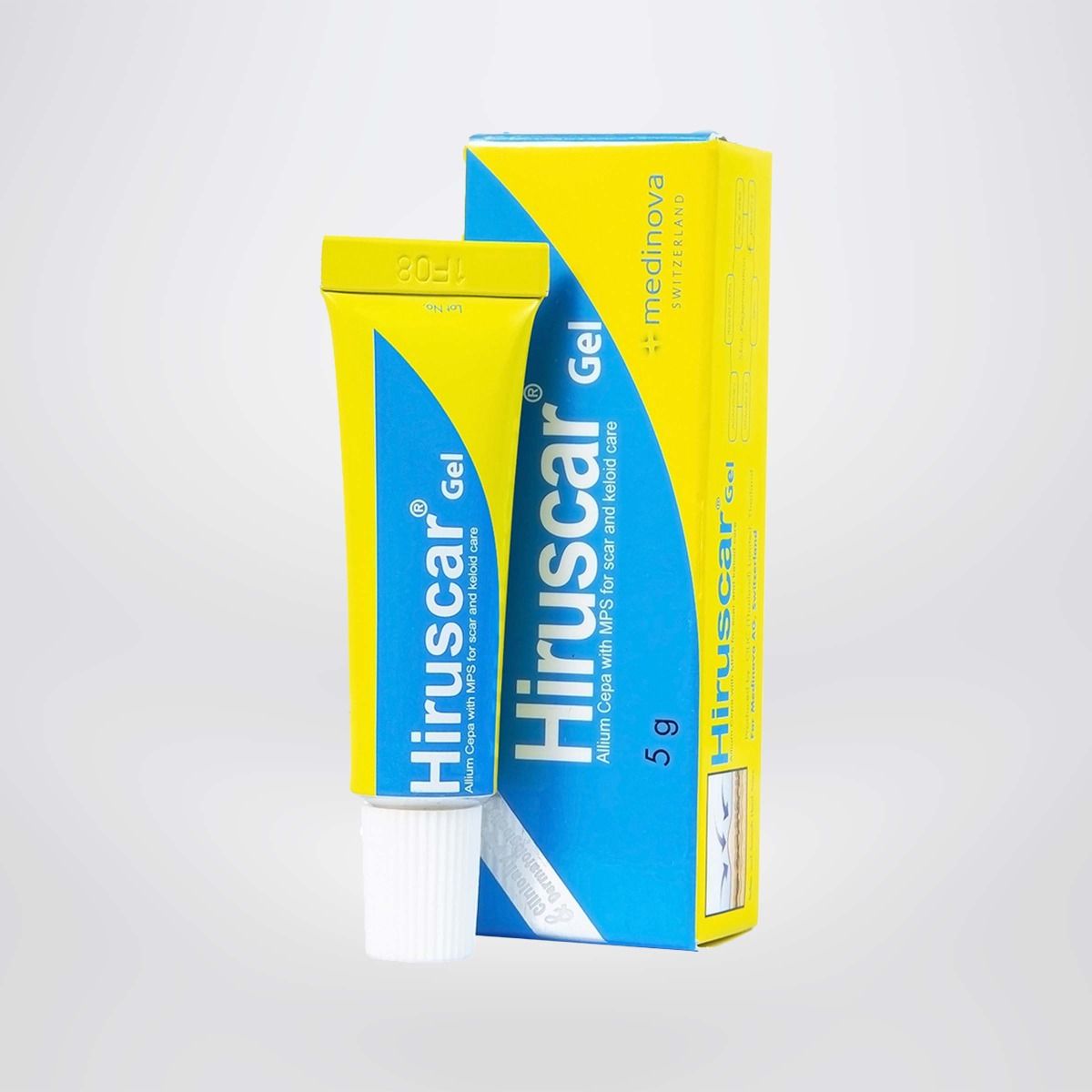 Gel cải thiện sẹo vừa, sẹo lõm, sẹo thâm Hiruscar 5g