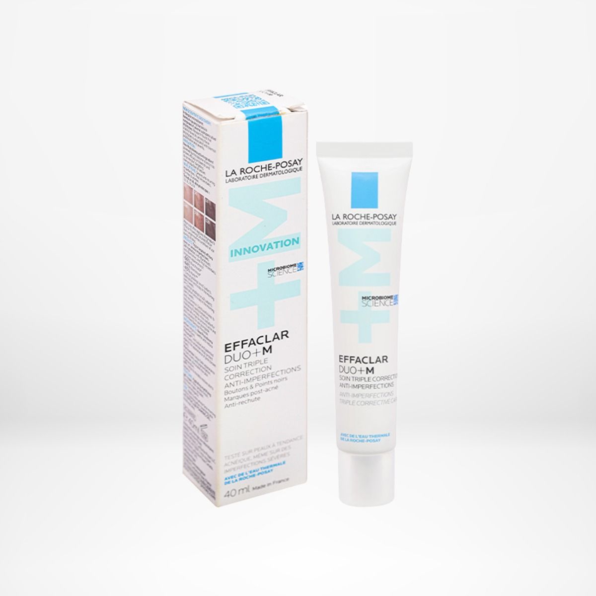 Kem dưỡng giảm mụn nhanh sau 8 giờ La Roche-Posay Effaclar Duo+ M 40ml