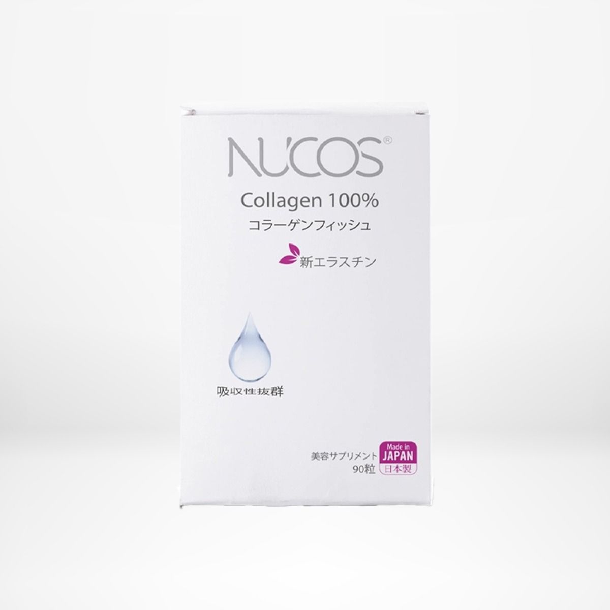 Viên uống đẹp da NUCOS Collagen 100% giúp da tươi trẻ, săn chắc, giảm nếp nhăn 90 viên/hộp