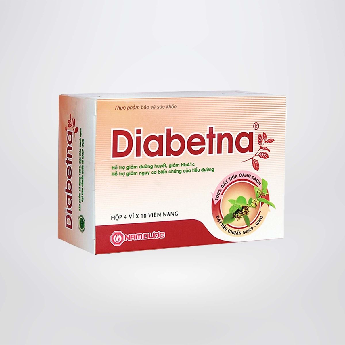 Viên uống dây thìa canh Diabetna, hỗ trợ làm giảm và ổn định đường huyết, viên uống hỗ trợ người tiểu đường