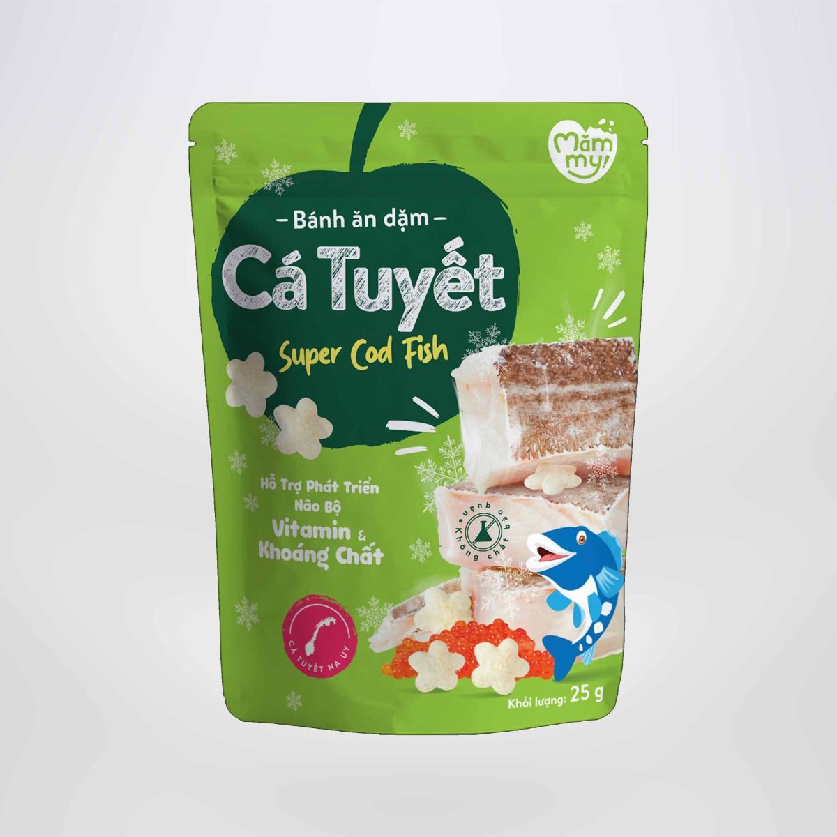 Bánh Ăn Dặm Vị Cá Tuyết Mămmy