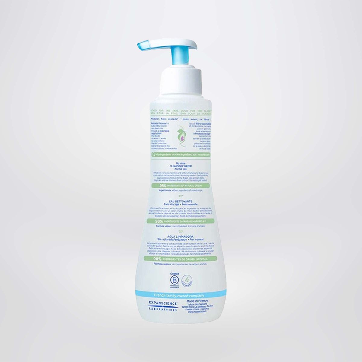 Nước làm sạch mặt và cơ thể 300ml