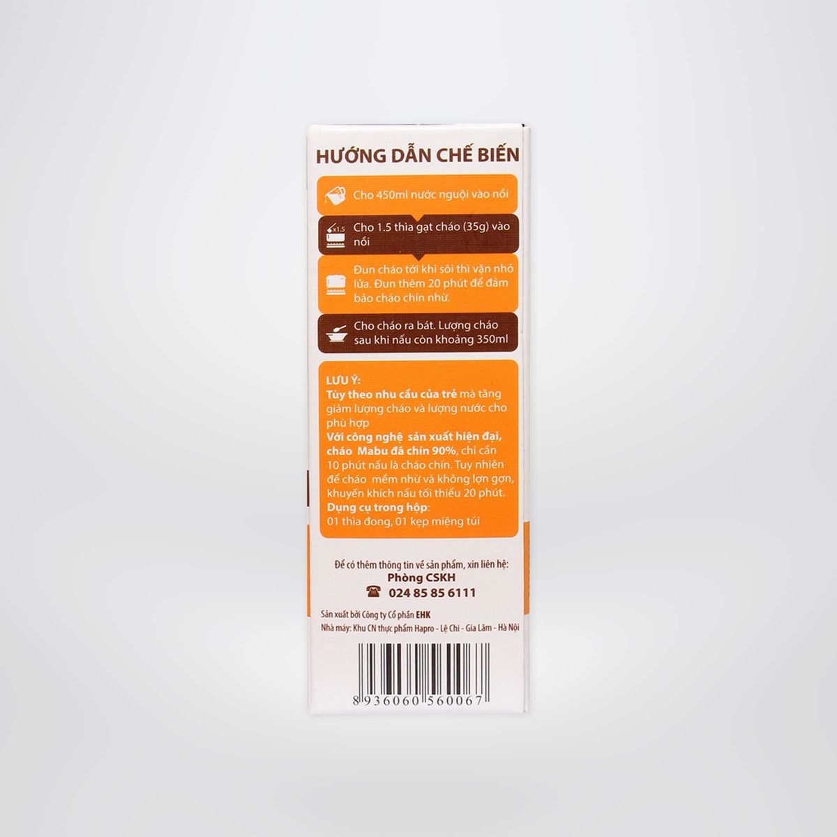 Cháo hạt vỡ cho bé Mabu 400g