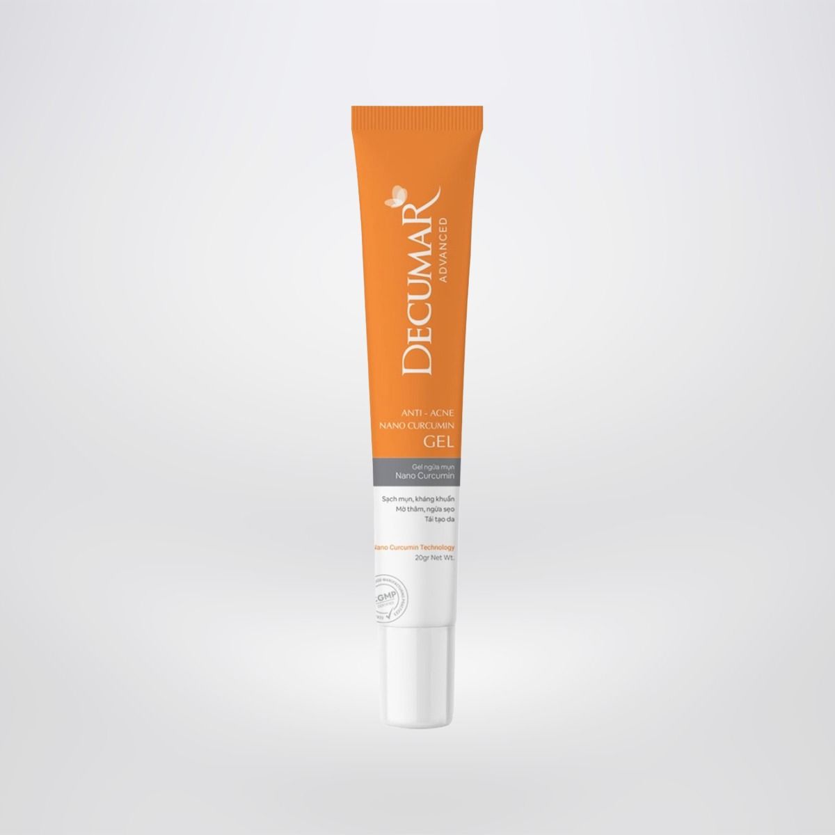 Gel ngừa mụn Decumar Advanced 20gr giảm mụn viêm sâu mụn đầu đen