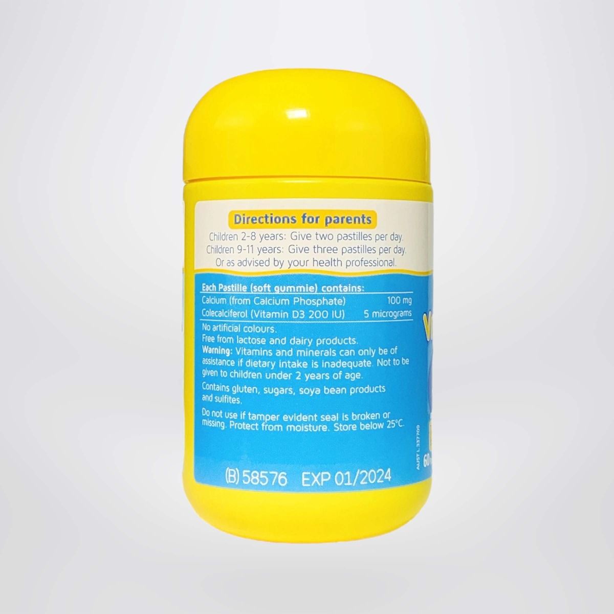 Kẹo Dẻo Canxi Cho Bé Nature’s Way Kids Smart Vita Gummies Calcium +Vitamin D