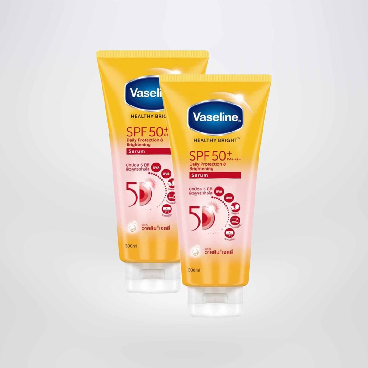 Sữa Dưỡng Thể Trắng Da Vaseline Healthy Bright Dưỡng Da Nâng Tông Tức 50X Spf50+ Pa++++ 300ML dưỡng da/ nâng tông