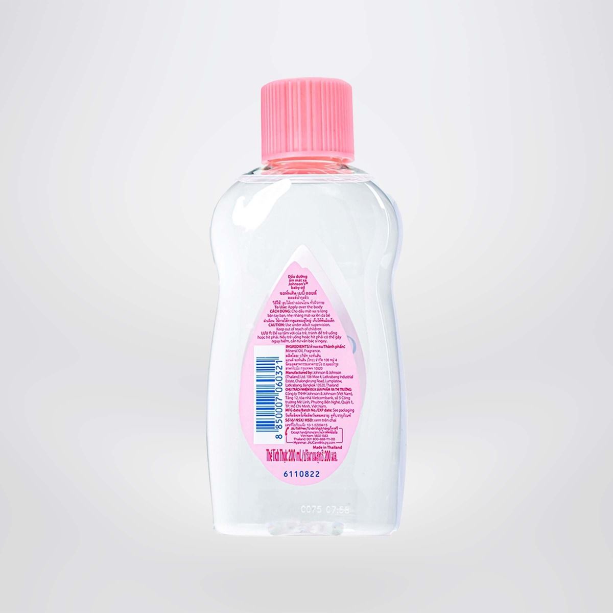 Dầu mát xa Johnson's Baby Oil 200ml
