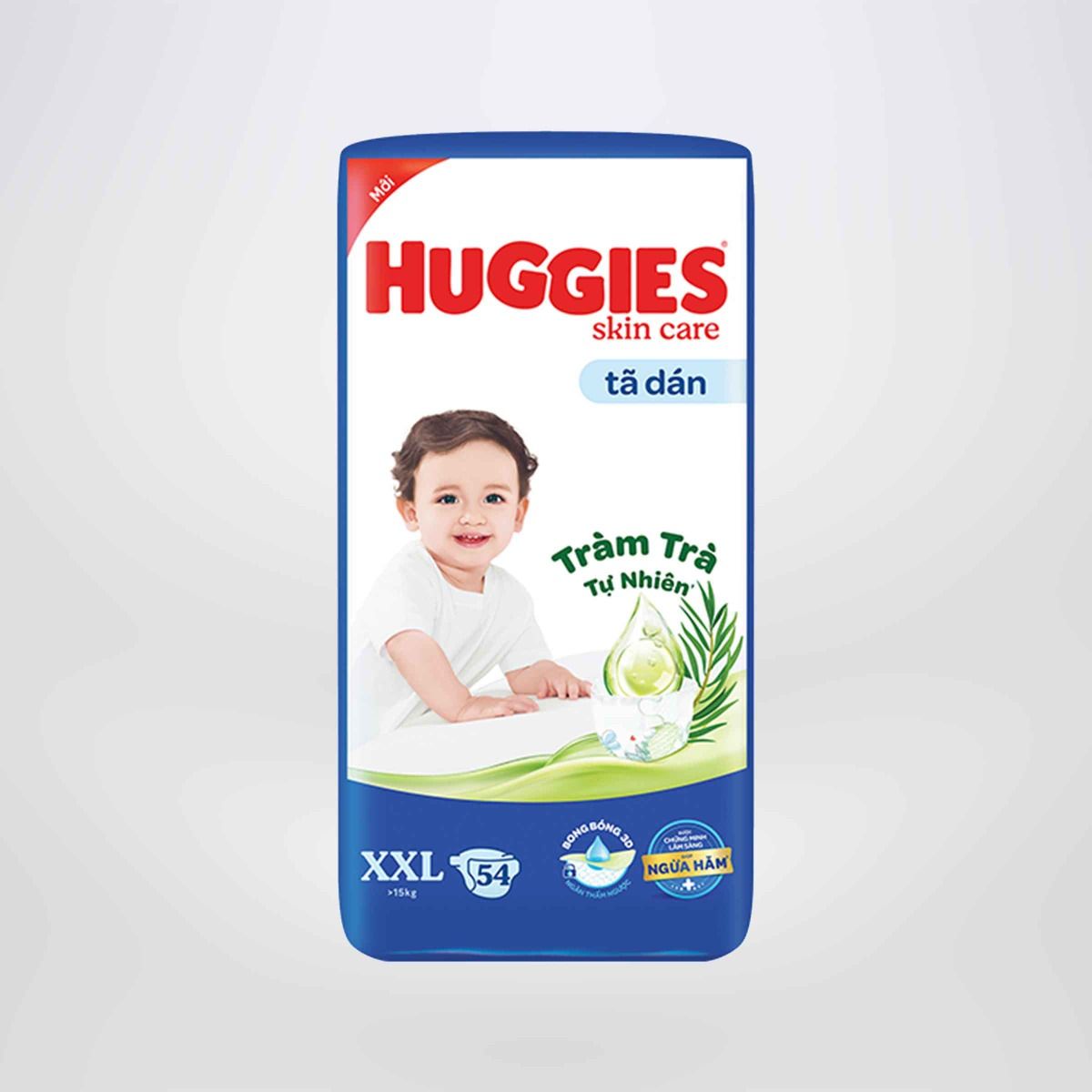 Thùng Tã quần Huggies Tràm Trà Tự Nhiên Dry Pants Mega Jumbo L104