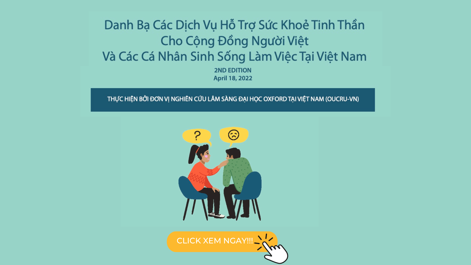 Danh sách dịch vụ chăm sóc sức khỏe tinh thần miễn phí!