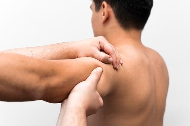 tập luyện, massage vai