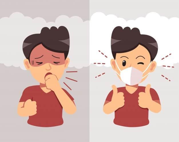 đeo khẩu trang bảo vệ hệ hô hấp