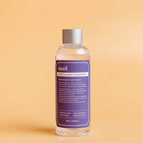 Toner Klairs cho da nhạy cảm - Klairs Supple Preparation Unscented Toner
