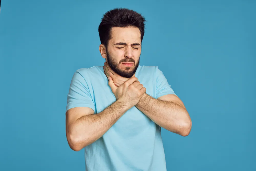 sốc phản vệ gây nghẹt thở