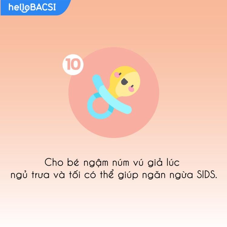 Mẹo phòng tránh SIDS