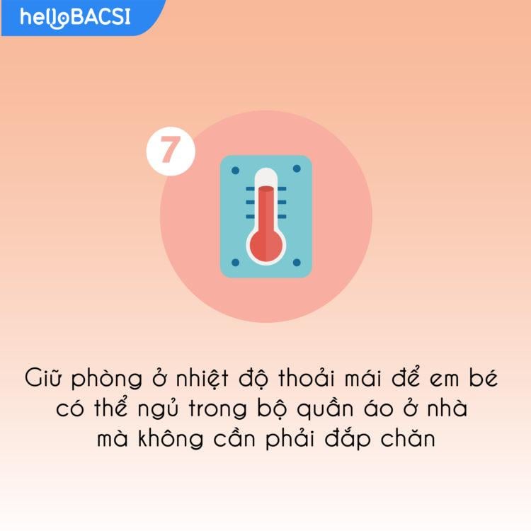 Hạn chế nguy cơ đột tử khi ngủ ở trẻ