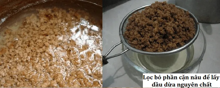 Cách làm dầu dừa nguyên chất