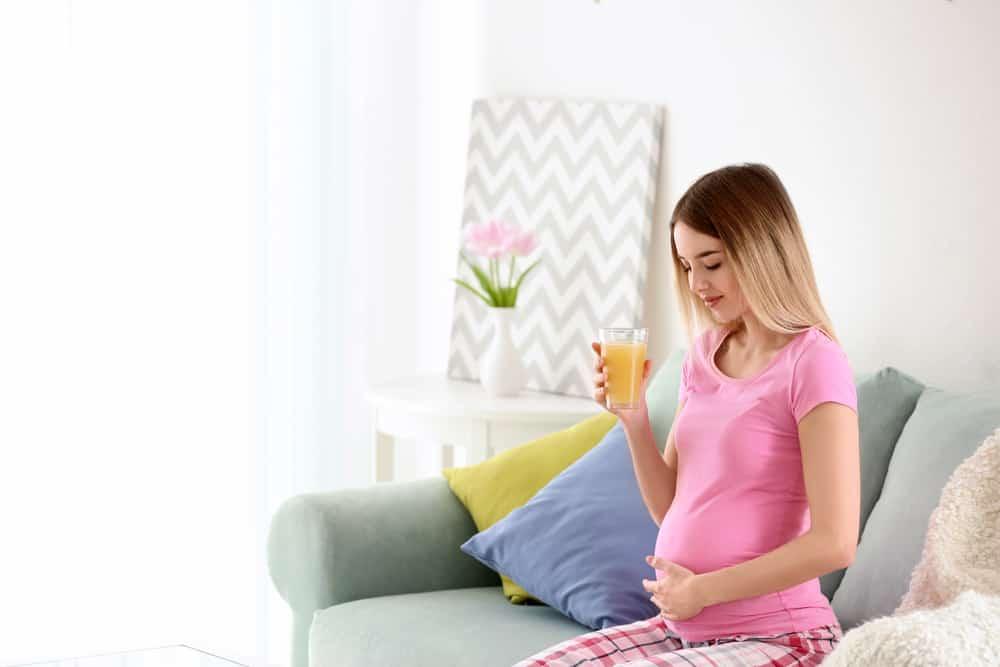 tác dụng phụ của nước cam với thai kỳ