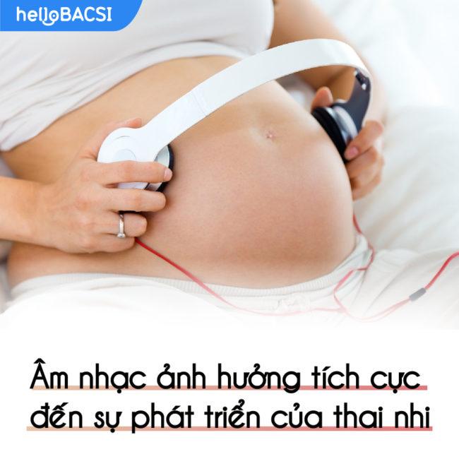 Nhạc cho bà bầu giúp thai nhi phát triển tốt
