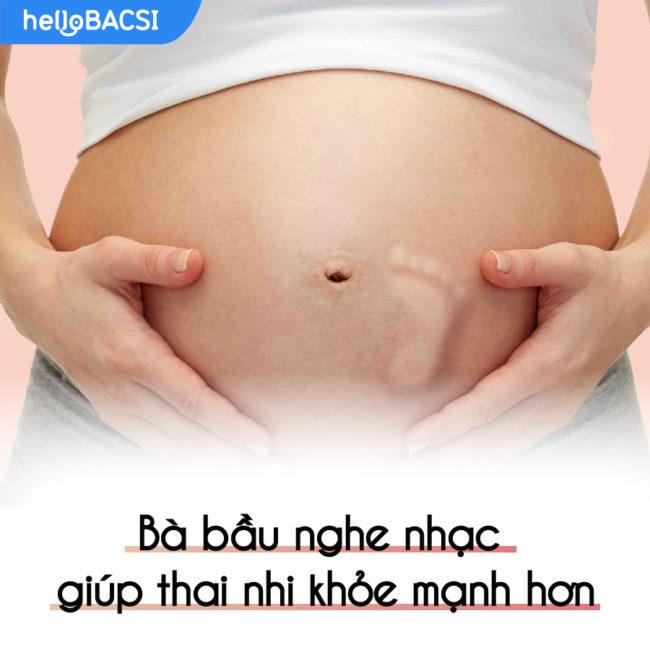 Nhạc cho bà bầu giúp thai nhi khỏe mạnh