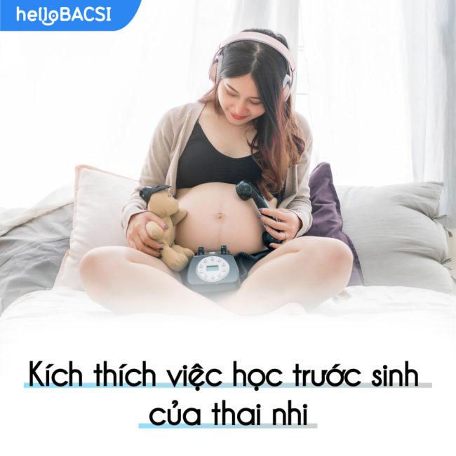 Âm nhạc kích thích việc học trước sinh của thai nhi