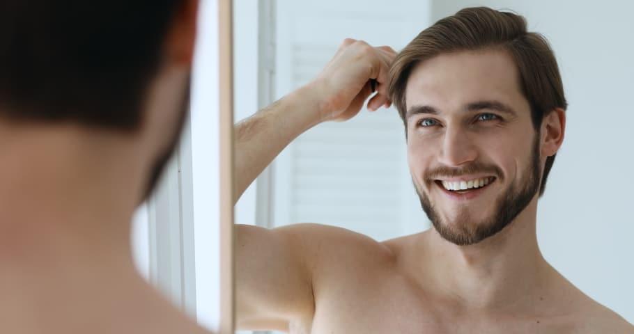 rụng tóc ở nam giới 1