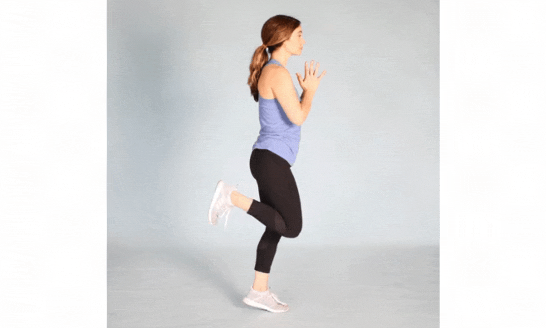 Bài tập chạy gót chạm mông