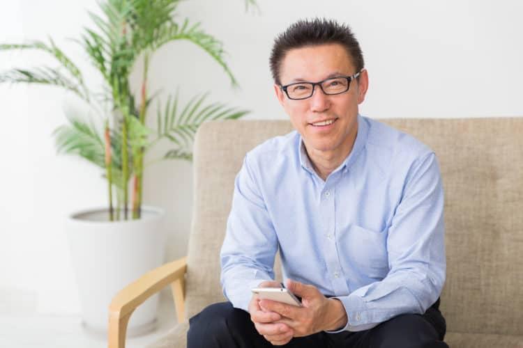 người đàn ông lạc quan khi sống chung với bệnh tiểu đường tuýp 2