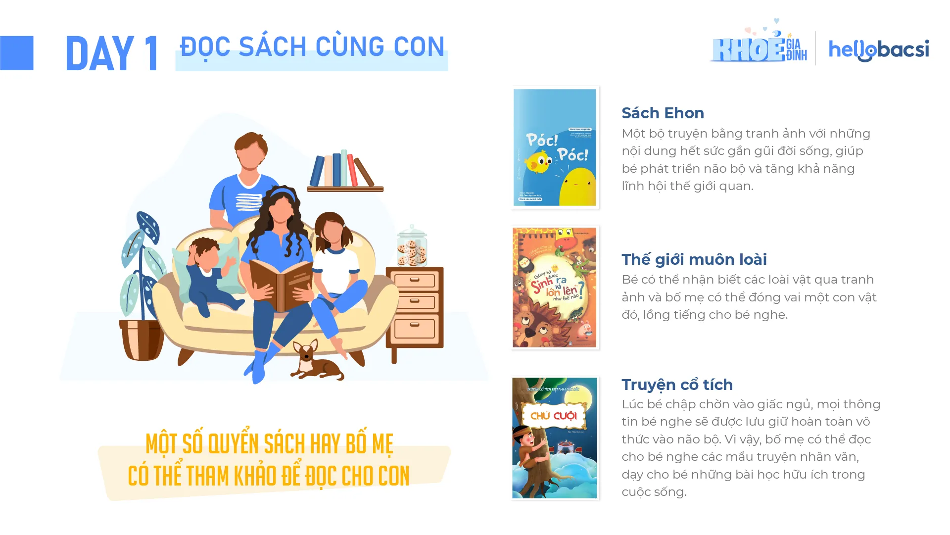 Đọc sách cùng con