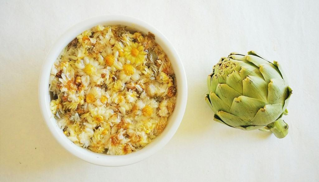 cách làm trà hoa cúc atiso