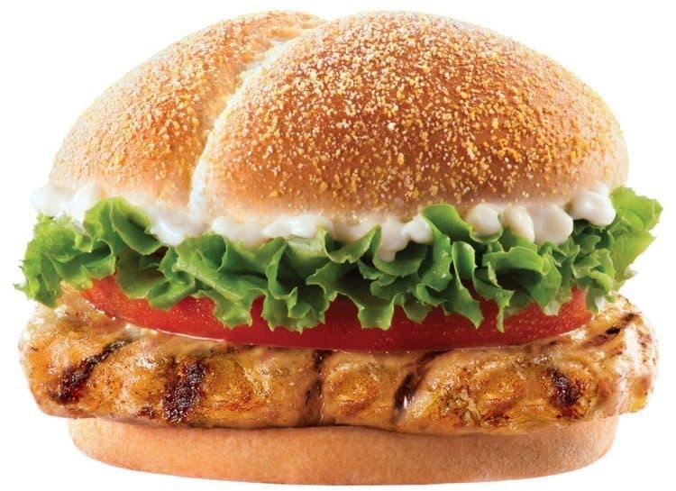 Món Tendergrill Chicken Sandwich của Burger King