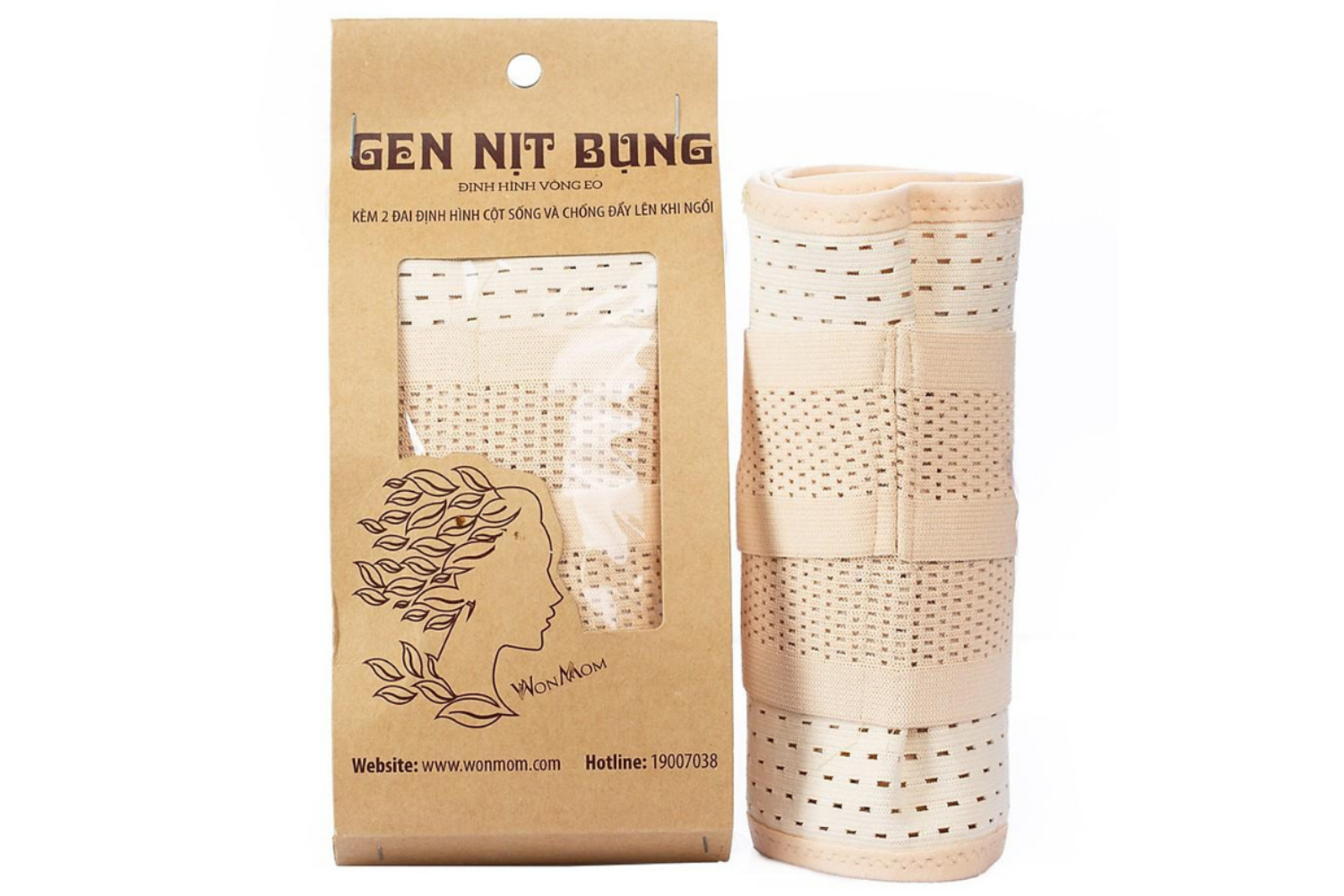 Gen nịt bụng giảm mỡ WONMOM