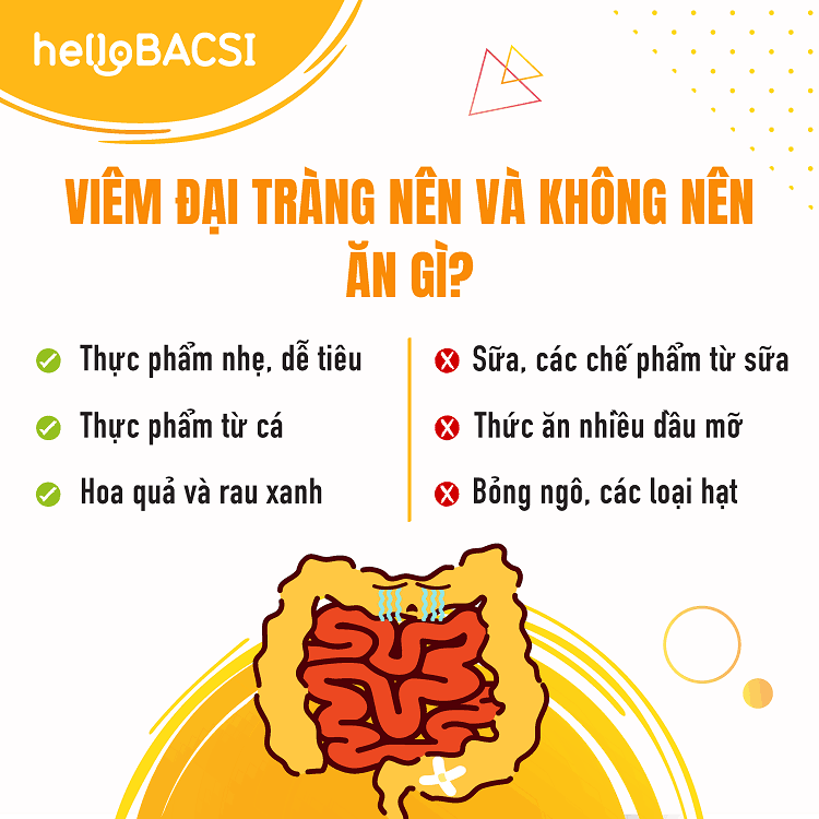 Viêm đại tràng nên ăn gì