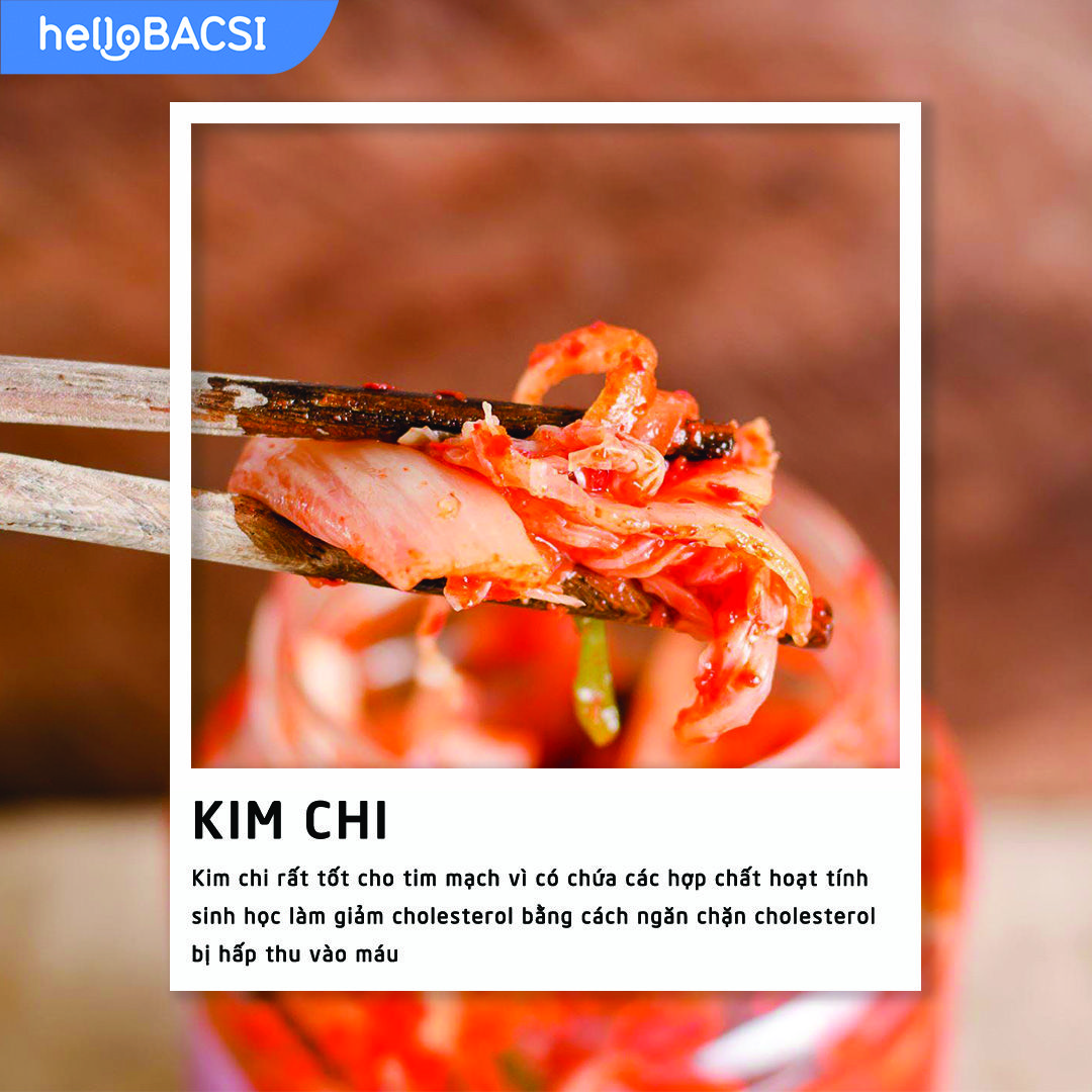 Thực phẩm giúp giảm cholesterol - Kim chi