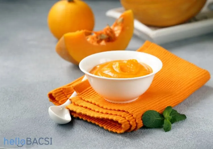 cháo bí đỏ 