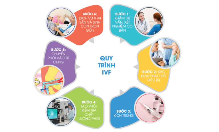 Quy trình điều trị vô sinh khép kín IVF