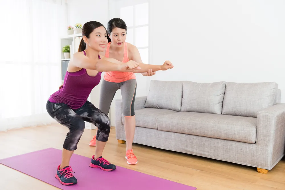 Tập squat phòng sa sinh dục