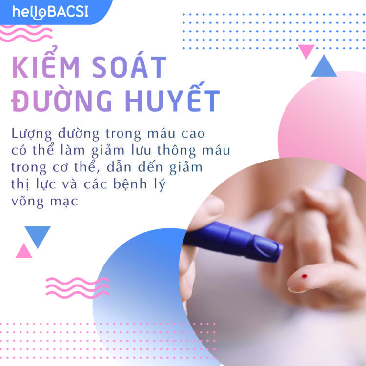 Kiểm soát đường huyết là cách bảo vệ mắt