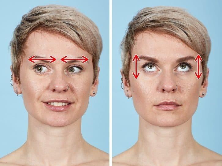 bài tập xóa nếp nhăn