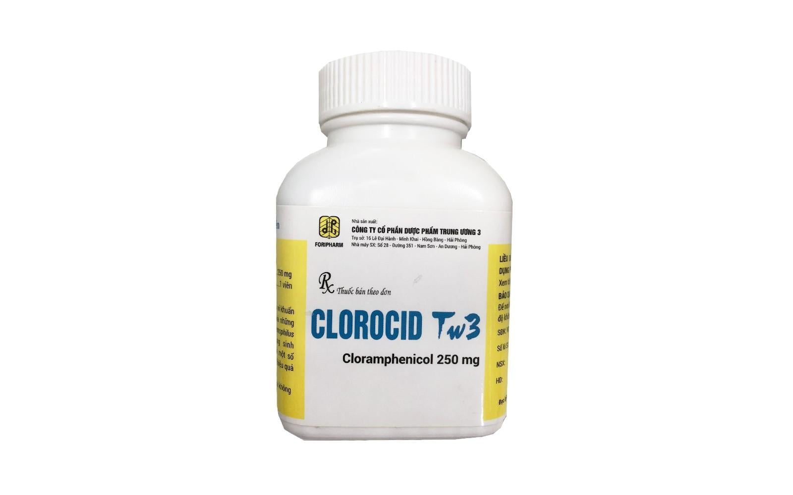 Clorocid lưu ý khi dùng