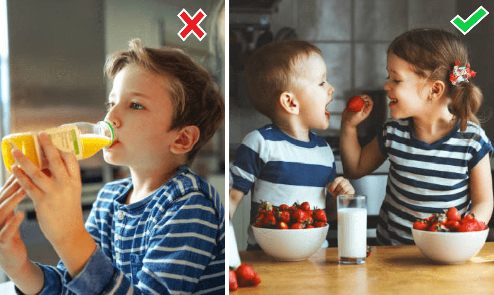 thực phẩm không tốt