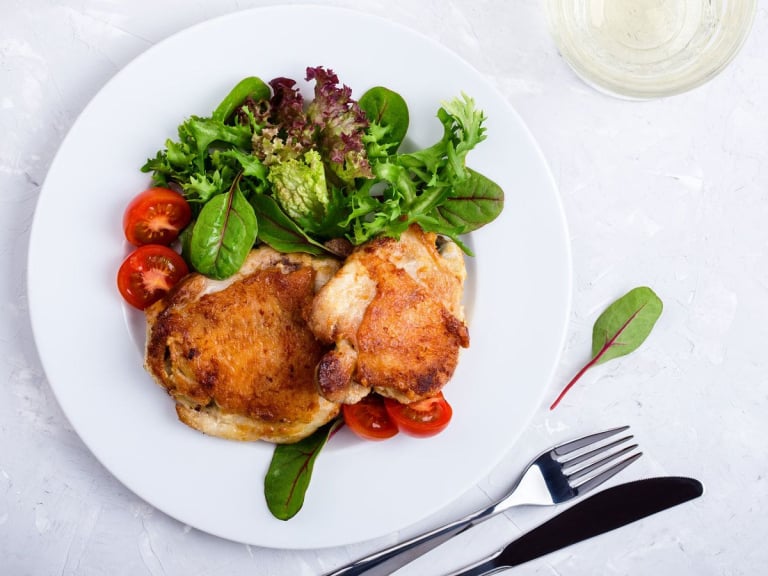 Bệnh cao huyết áp không nên ăn gì da gà