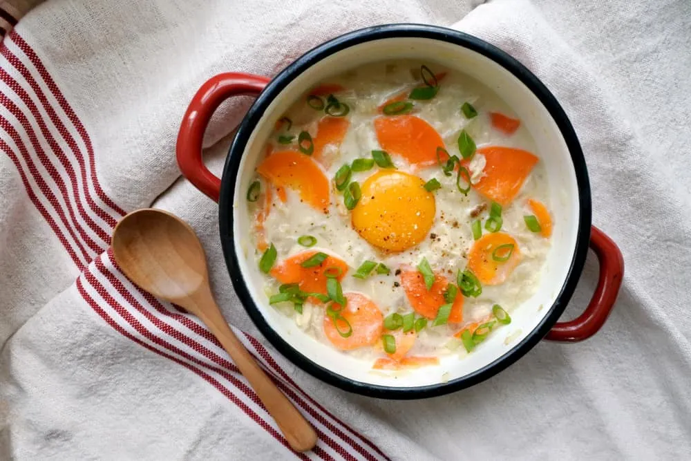 cháo yến mạch cà rốt