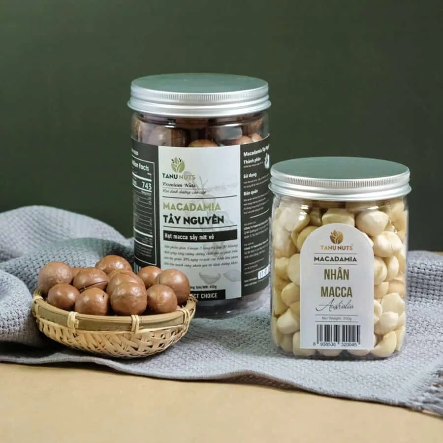 Hạt macca nứt vỏ Tanu Nuts